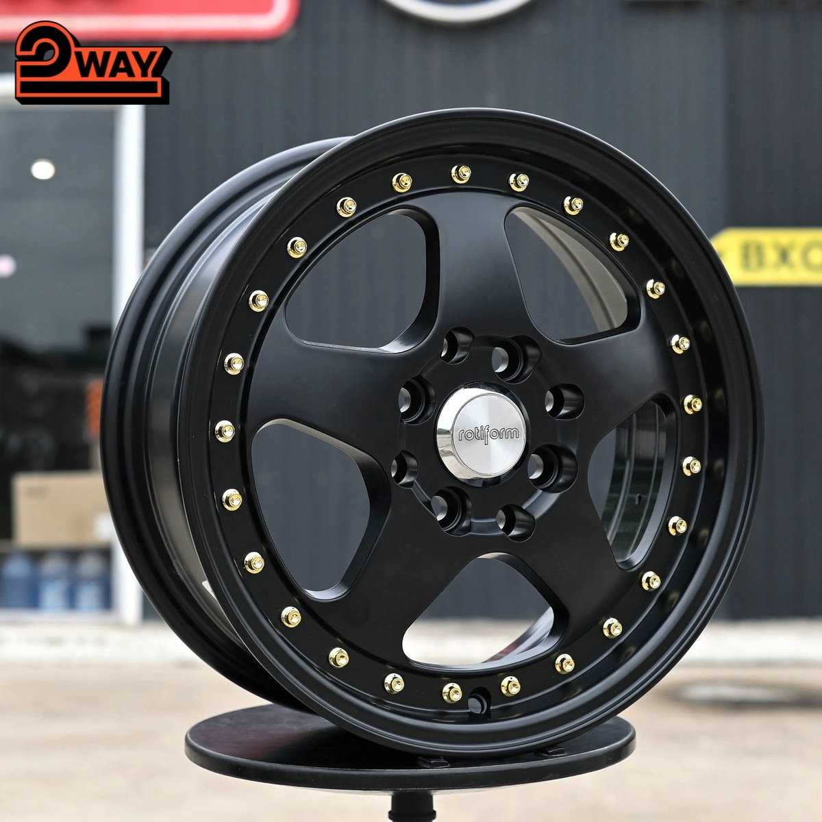 R14 Rotiform ROC Стиль 5.5J ET38 4*100/1114 Черный ФЗ