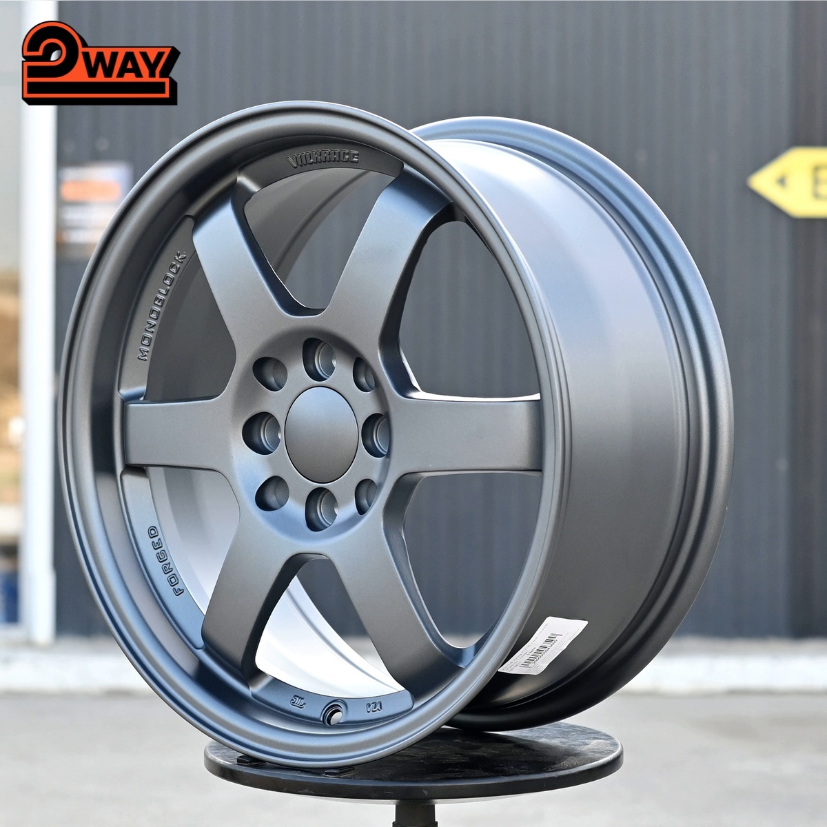 R16 Volk Racing TE37SL Стиль 7.0J ET38 4*100/114.3 Графит