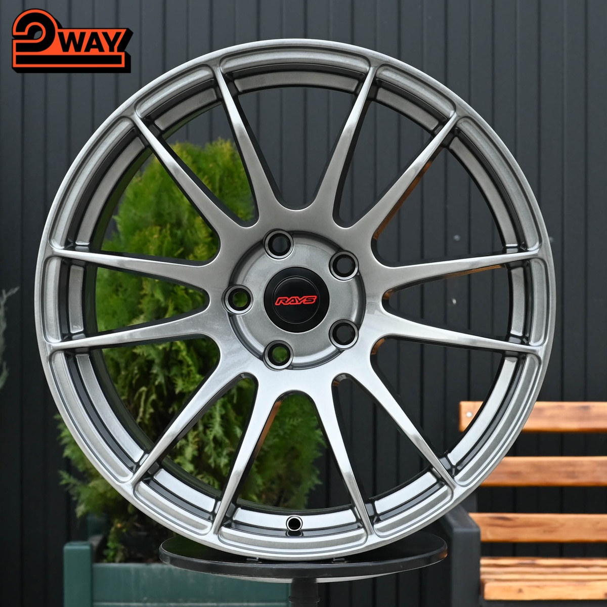 R18 Rays Gram 57Xtreme Стиль 8.5J ET35 5*112 Темный хром