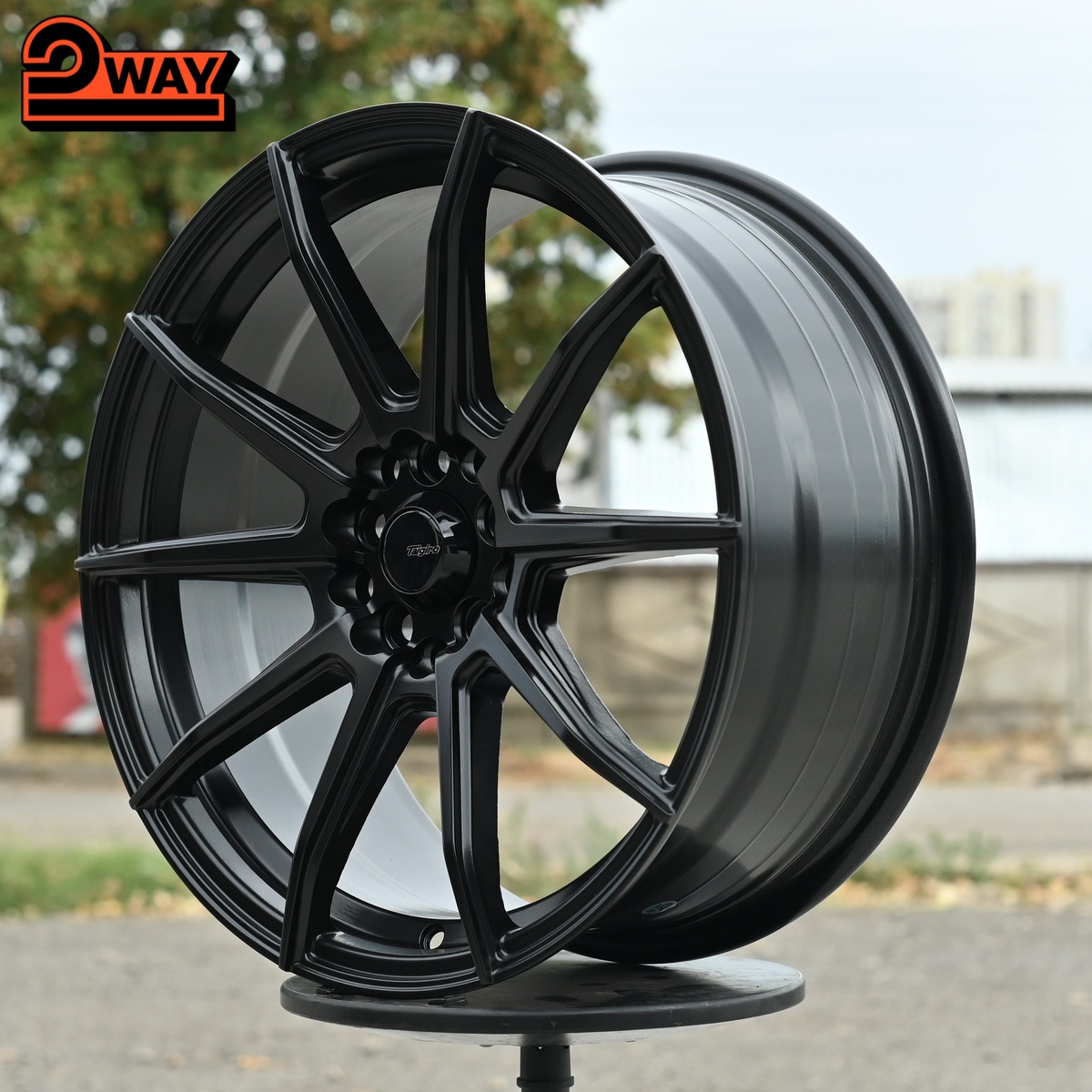 R17 Taigiro Spider 7.5J ET40 5*100/114.3 Черный