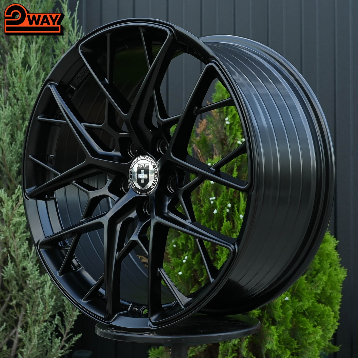 R19 HRE FF10 Стиль 8.5 ET38 5*114.3 Черный мат