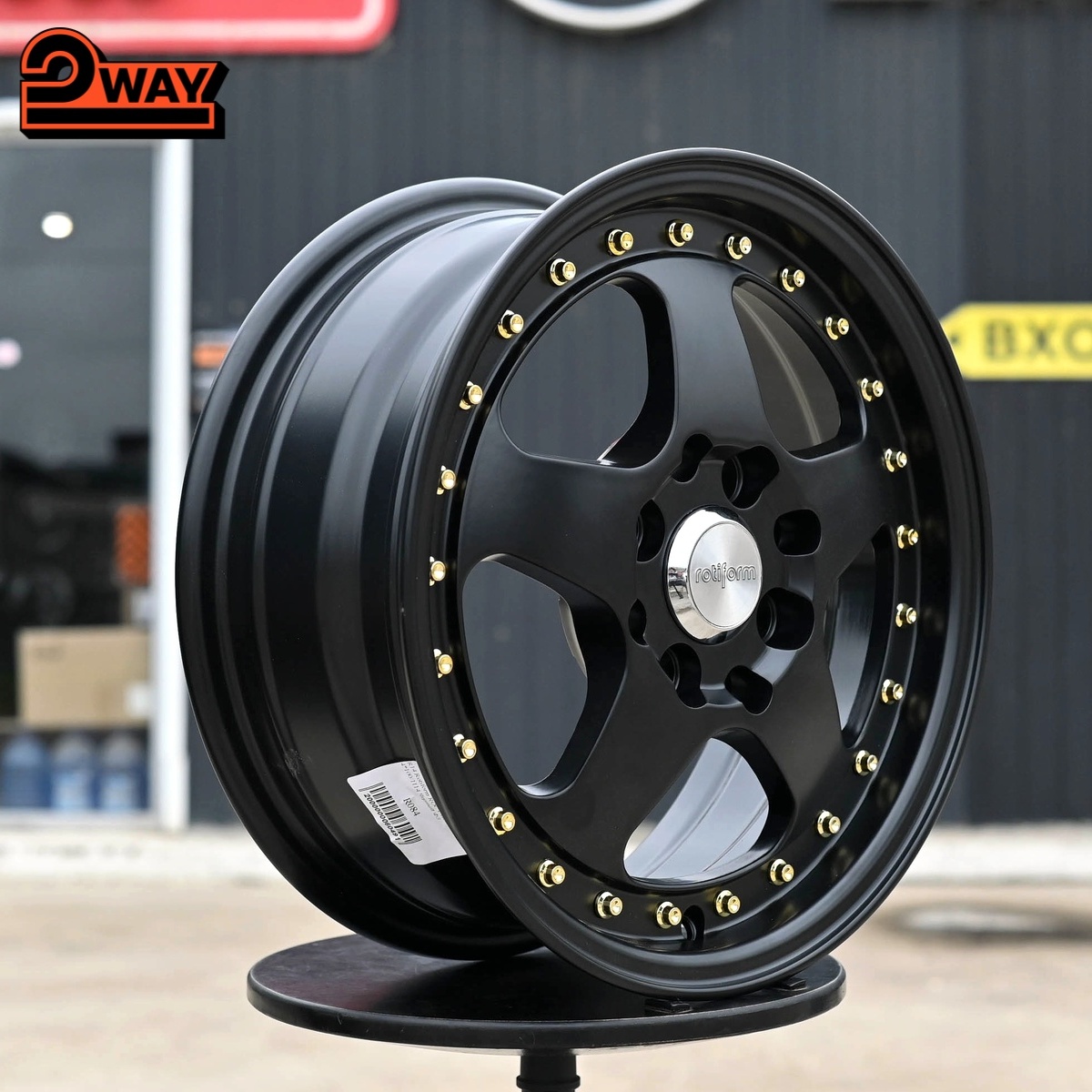 R14 Rotiform ROC Стиль 5.5J ET38 4*100/1114 Черный ФЗ