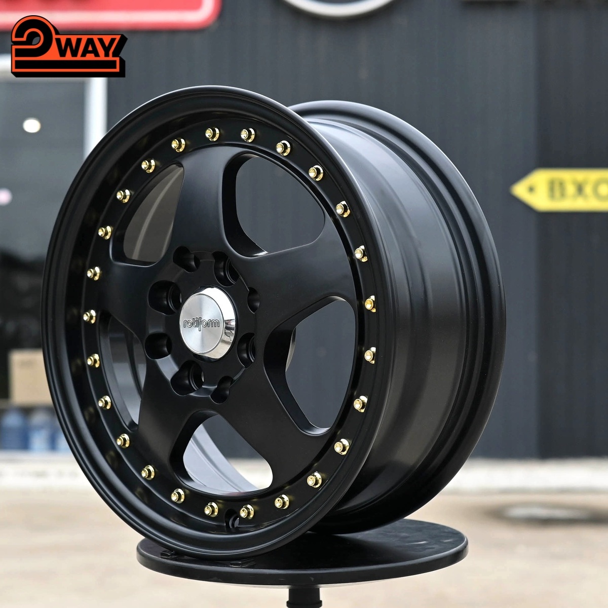 R14 Rotiform ROC Стиль 5.5J ET38 4*100/1114 Черный ФЗ