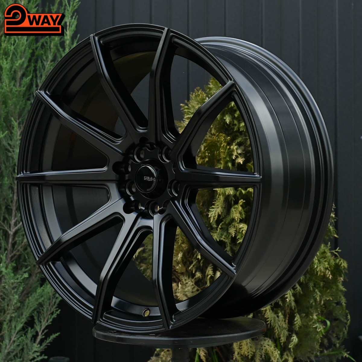 R18 Taigiro Spider 8.0J ET30 5*100/114.3 Черный