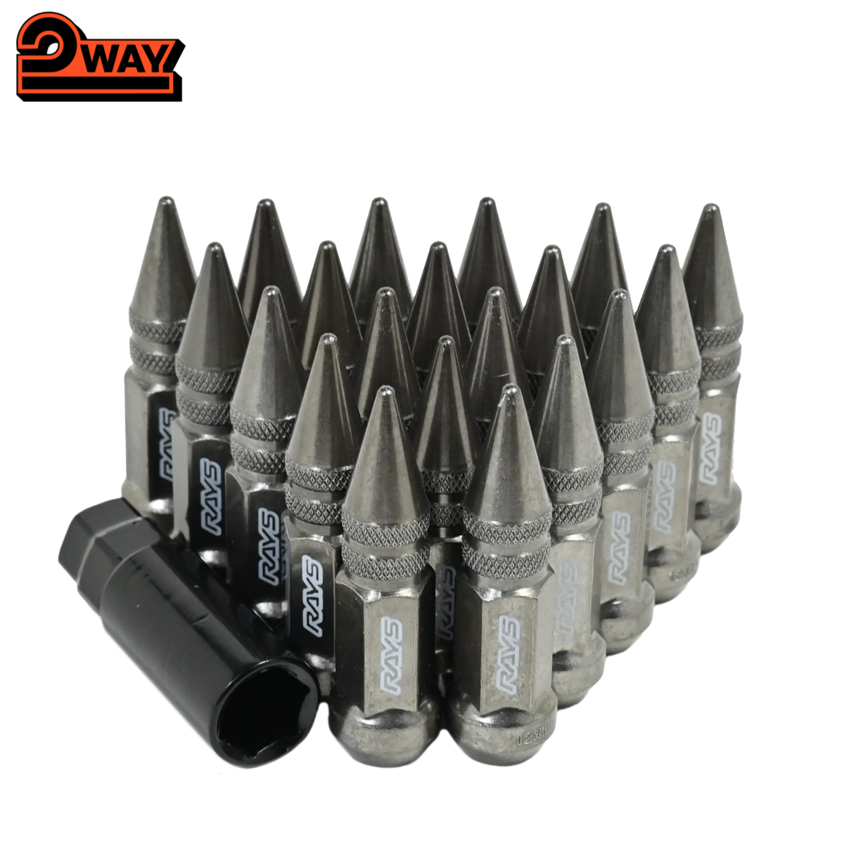Гайки RAYS пики 1.5 коричневый