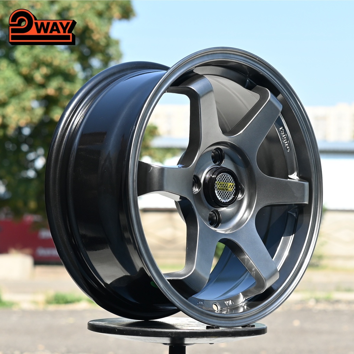 R16 Taigiro Street 7.0J ET35 4*100 Темный хром