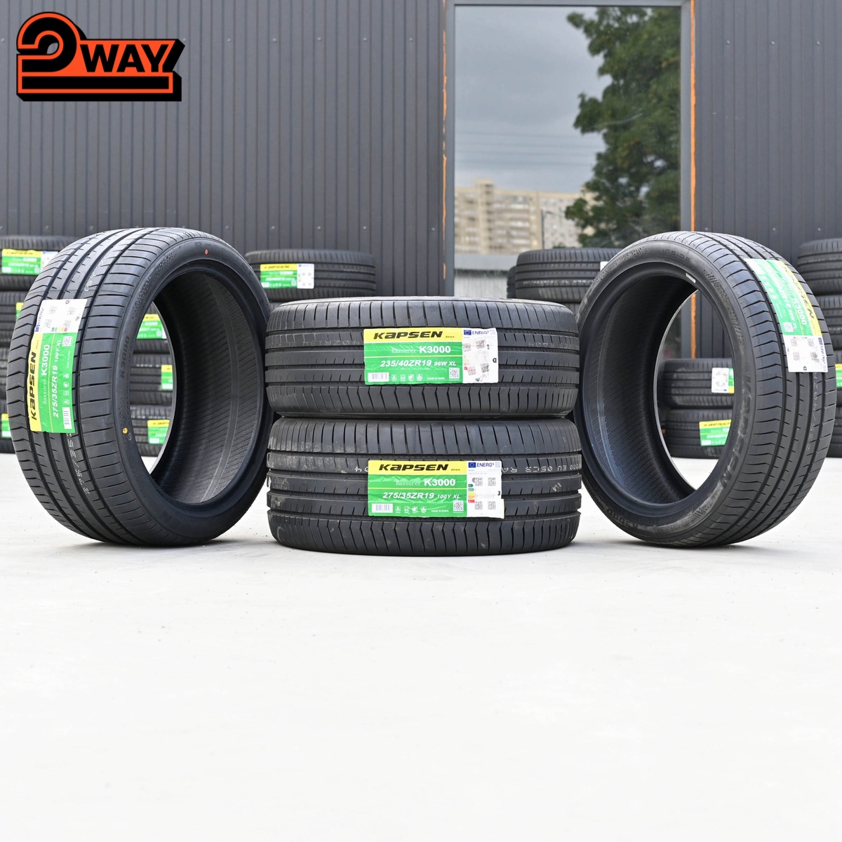 Разноширокие R19 235/40 96W XL и 275/35 100Y XL KAPSEN K3000