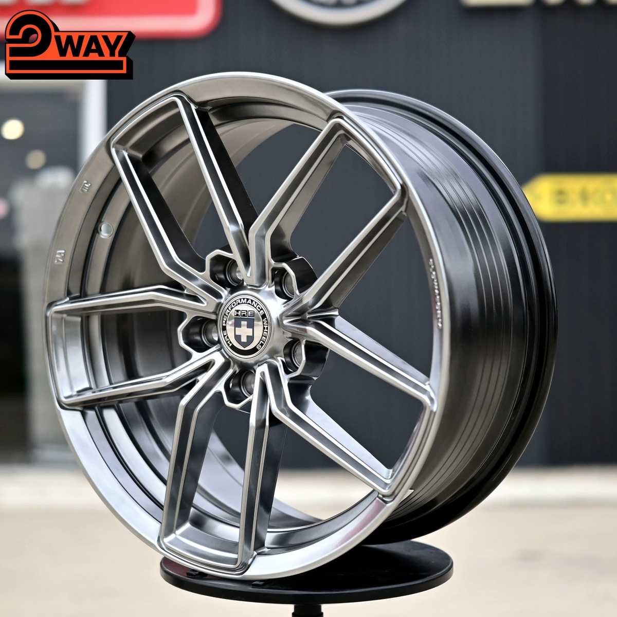 R17 HRE FF21 Стиль 7.5J ET38 5*112 Темный хром
