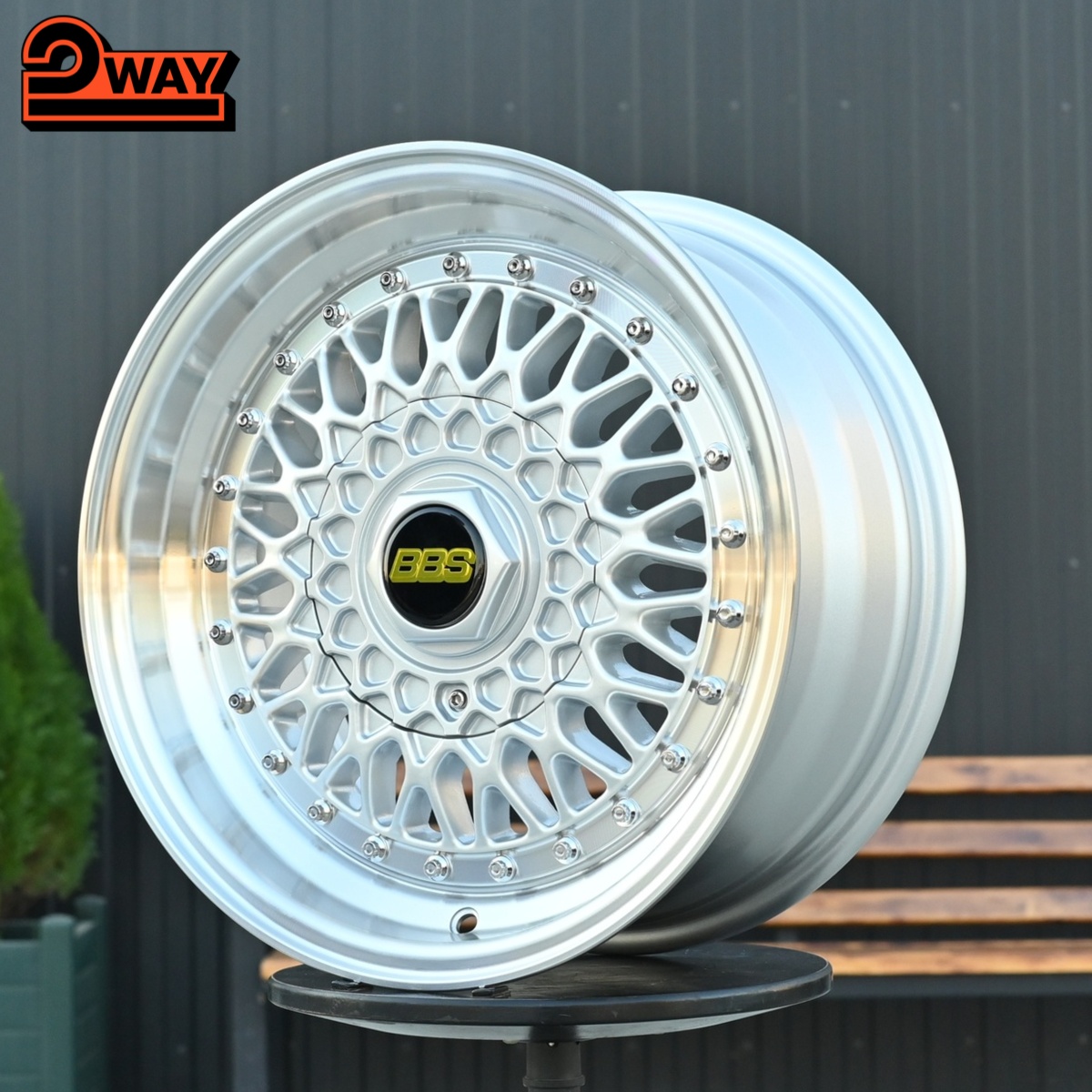 R15 BBS RS Стиль 7.0J ET20 4*98/100 Серебро