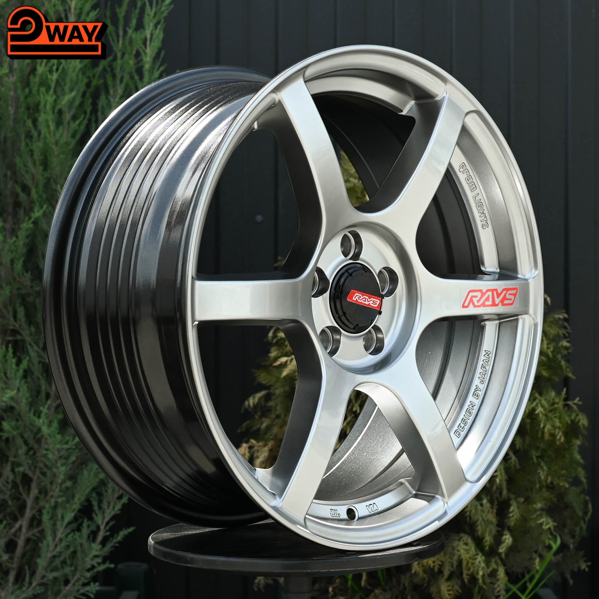 R17 Taigiro F203 7.5J ET40 5*100 Темный хром