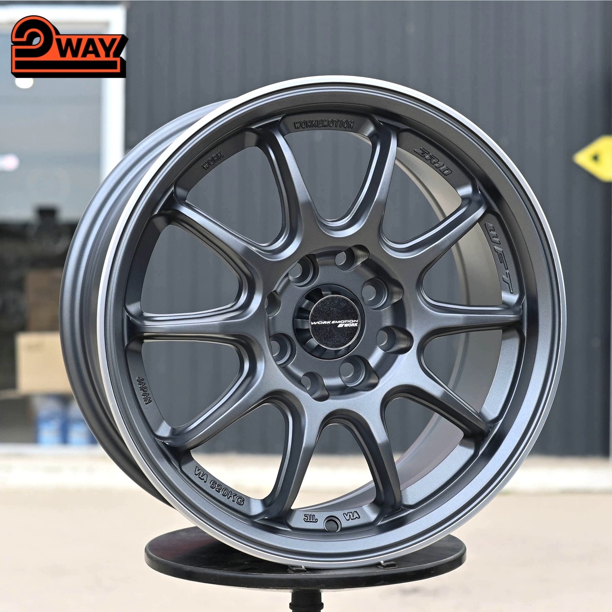 R15 Work Emotion ZR10 Стиль 7.0J ET35 4*100/114.3 Графит