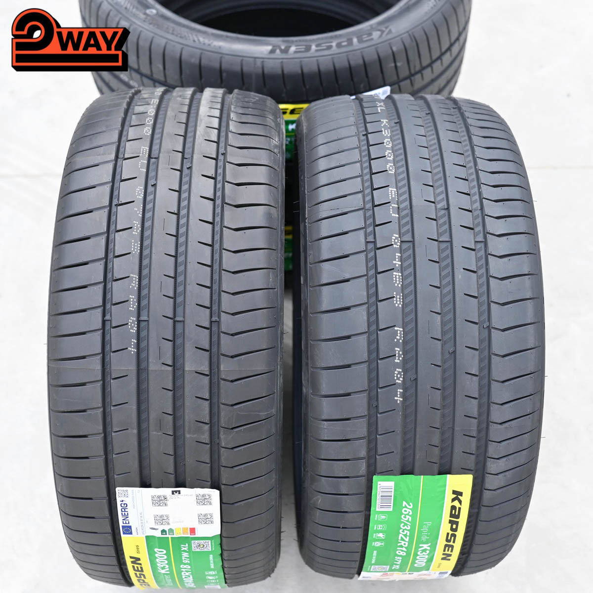 Разноширокие R18 245/40 97W XL и 265/35 97Y XL KAPSEN K3000