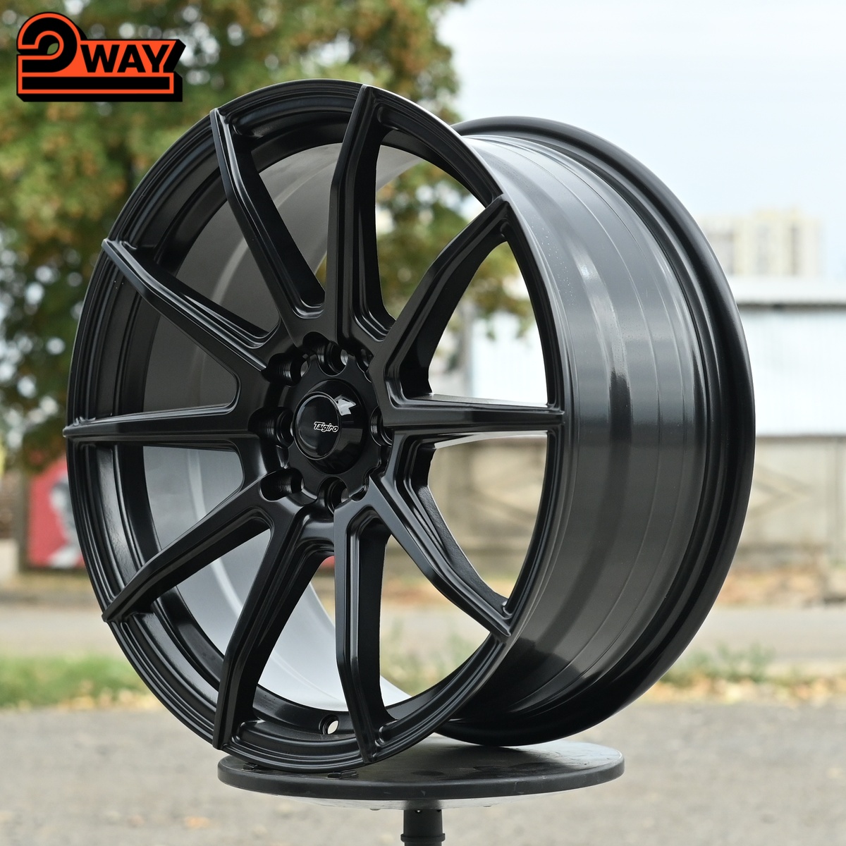 R17 Taigiro Spider 7.5J ET40 4*100/114.3 Черный