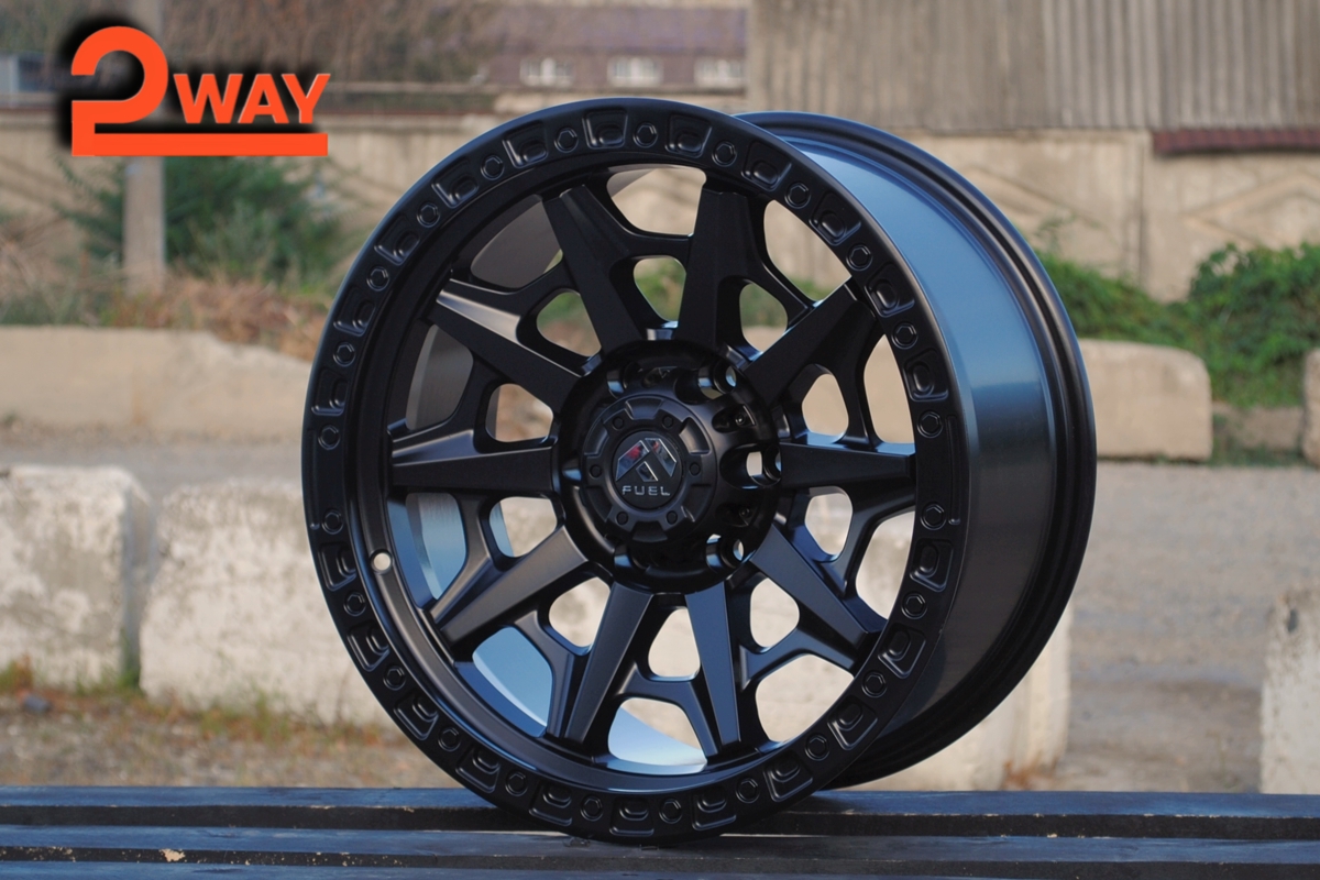 R18 Fuel OFF ROAD Стиль 9.0J ET0 6*139.7 Мат черный