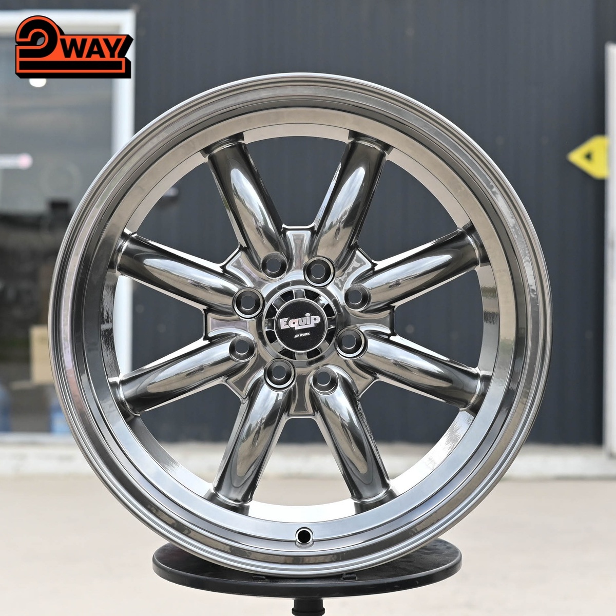 R16 Watanabe Стиль 8.0J ET20 4*100/114.3 Темный хром