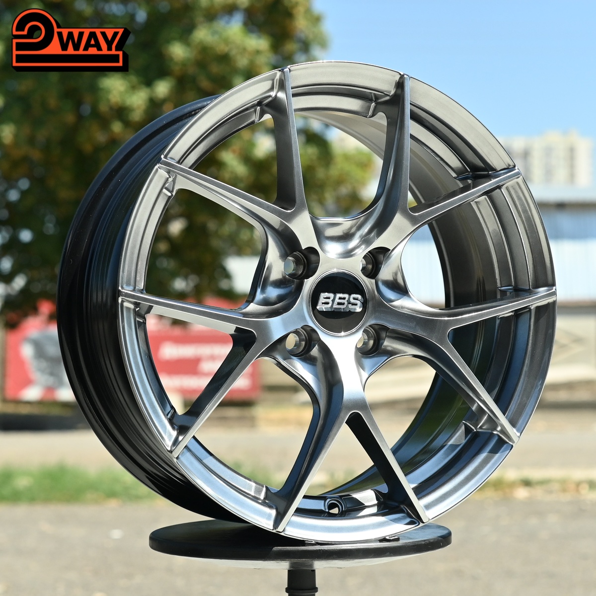 R16 BBS CI-R Стиль 7.0J ET38 4*100 Тёмный хром