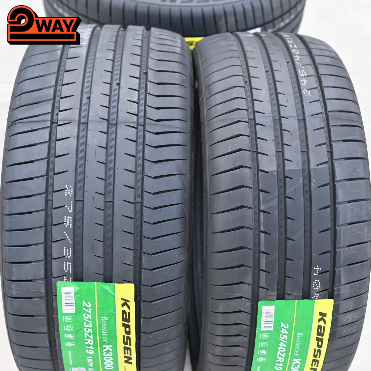 Разноширокие R19 245/40 98Y и 275/35 100Y XL KAPSEN K3000