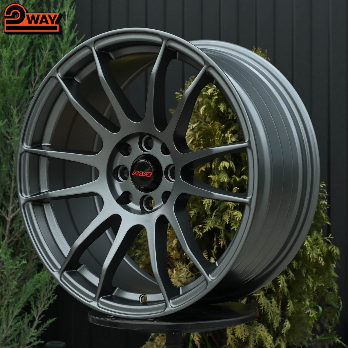 R17 Rays Gram 57Xtreme Стиль 8.0J ET35 4*100/114.3 Графит