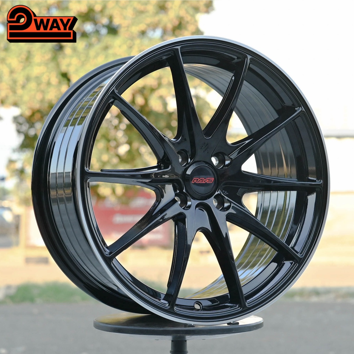 R17 Rays G25 Стиль 7.5J ET40 4*100 Черный