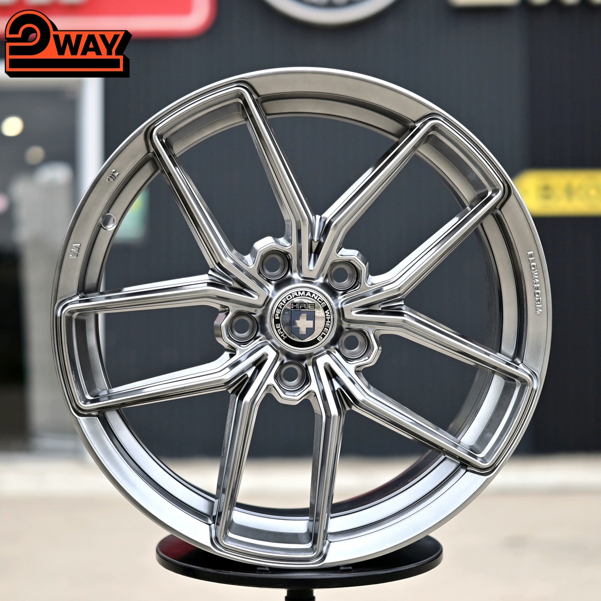 R17 HRE FF21 Стиль 7.5J ET38 5*112 Темный хром