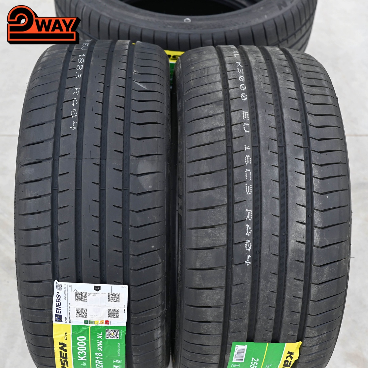 Разноширокие R18 225/40 92W XL и 255/35 94Y XL KAPSEN K3000
