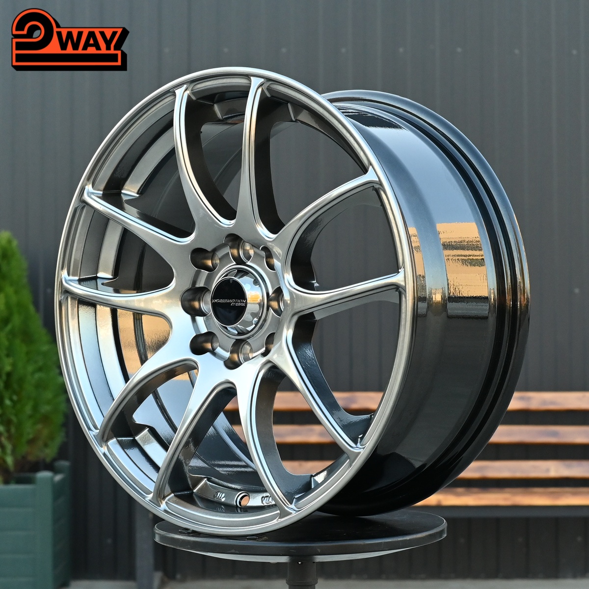 R16 Work CR-Kai Стиль 7.0J ET35 4*100/114.3 Темный хром