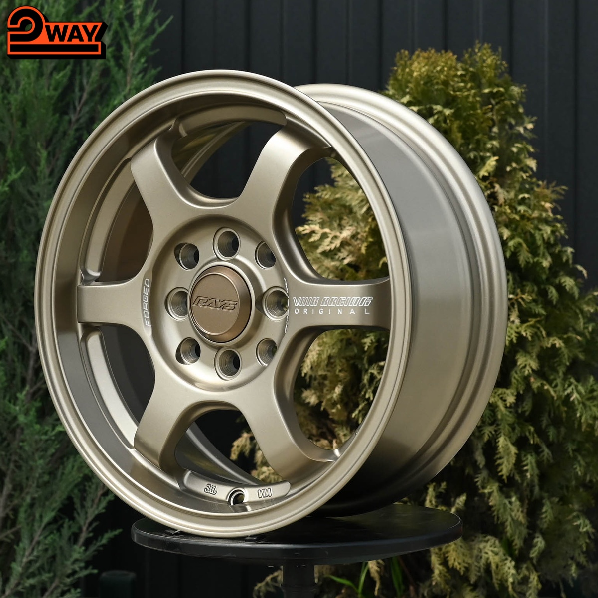 R14 Volk Racing TE37SL Стиль 5.5J ET38 4*100/114.3 Бронза