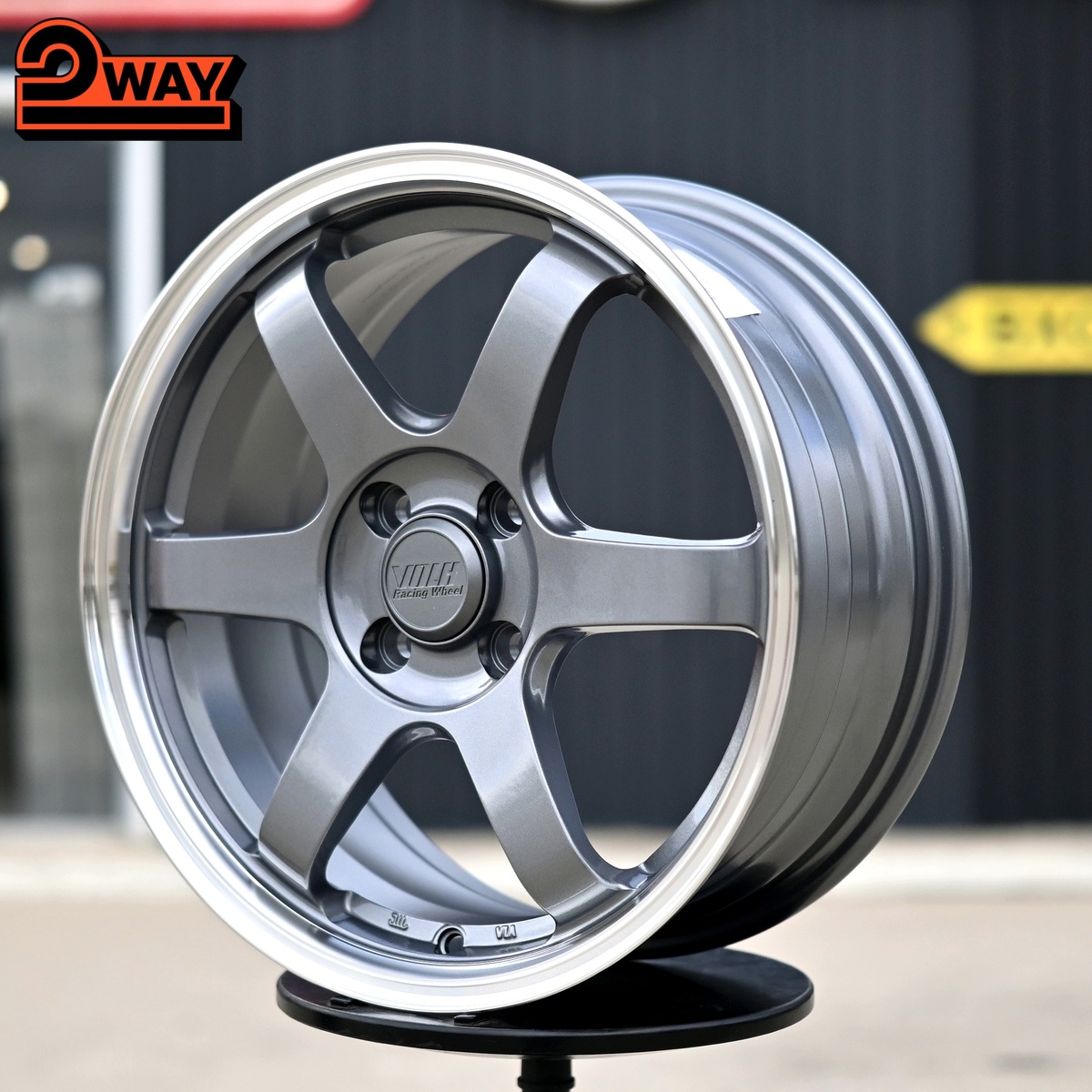 R16 Volk Racing TE37SL Стиль 7.0J ET40 4*100 Графит
