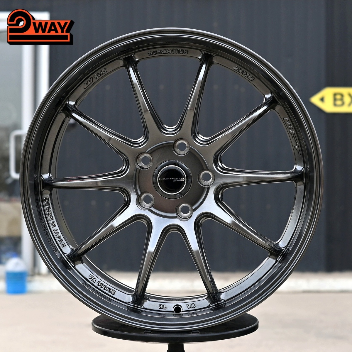 R18 Work Emotion ZR10 Стиль 9.0J ET30 5*114.3 Черный хром