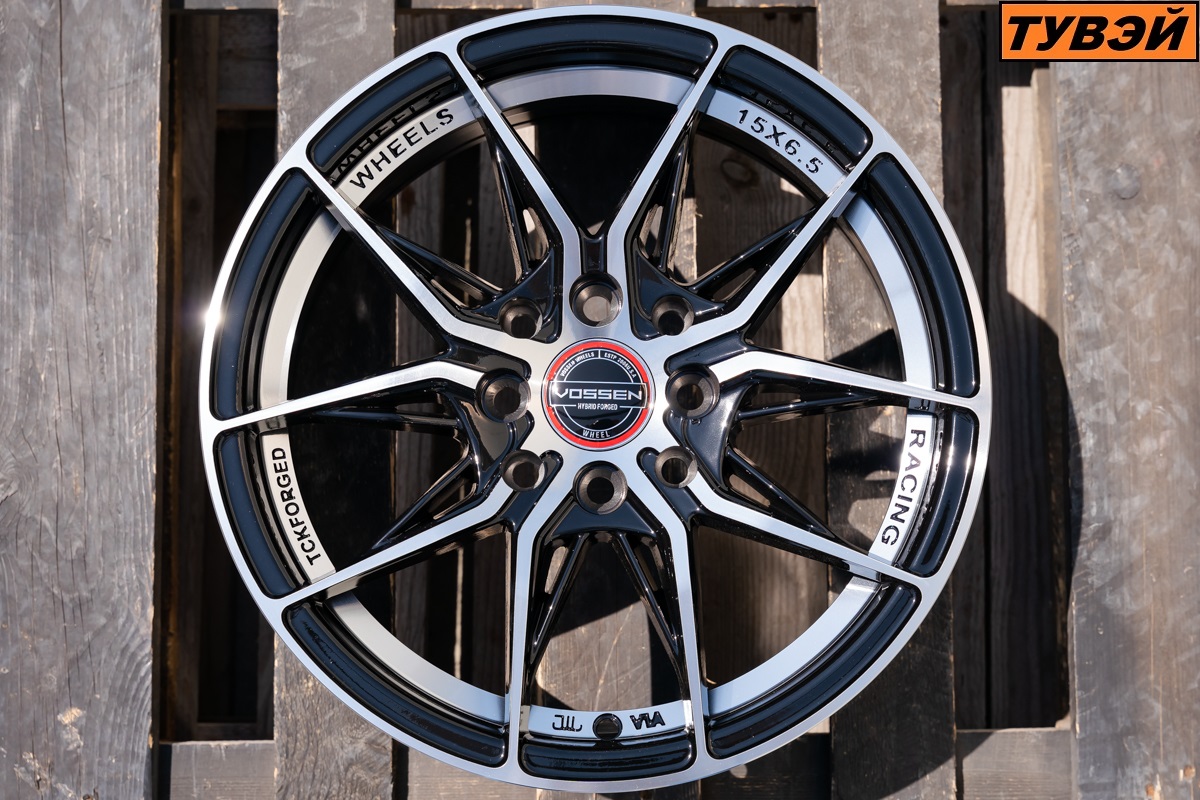 R15 RGW 8809 6.5J ET38 4*100/114.3 Черный ФЗ