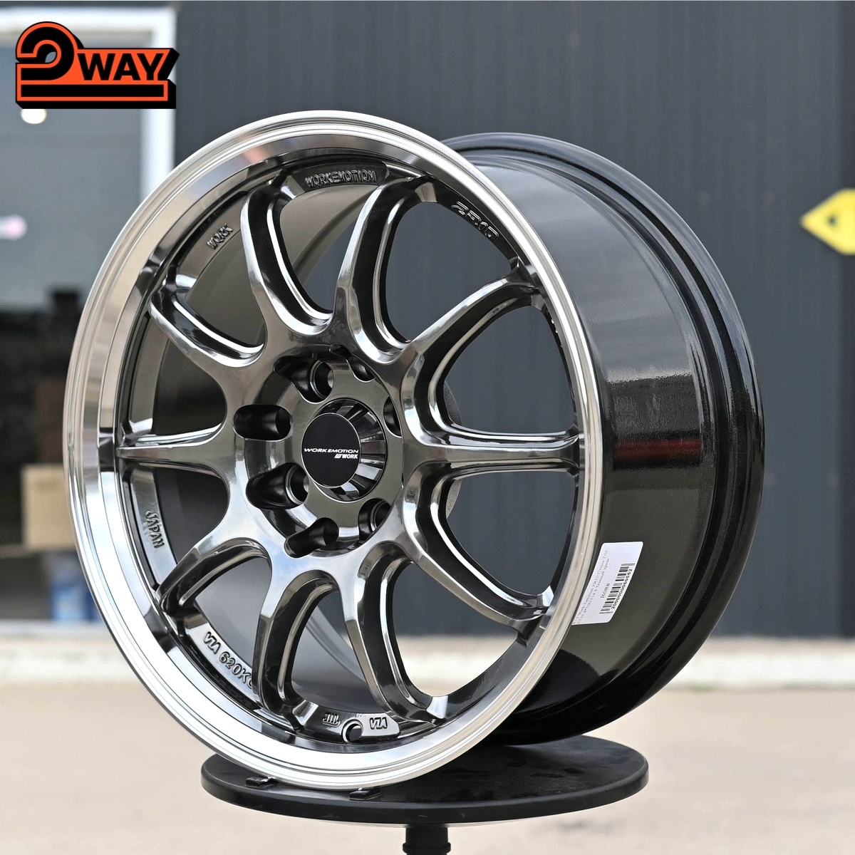 R15 Work Emotion ZR10 Стиль 7.0J ET35 4*100/114.3 Темный хром