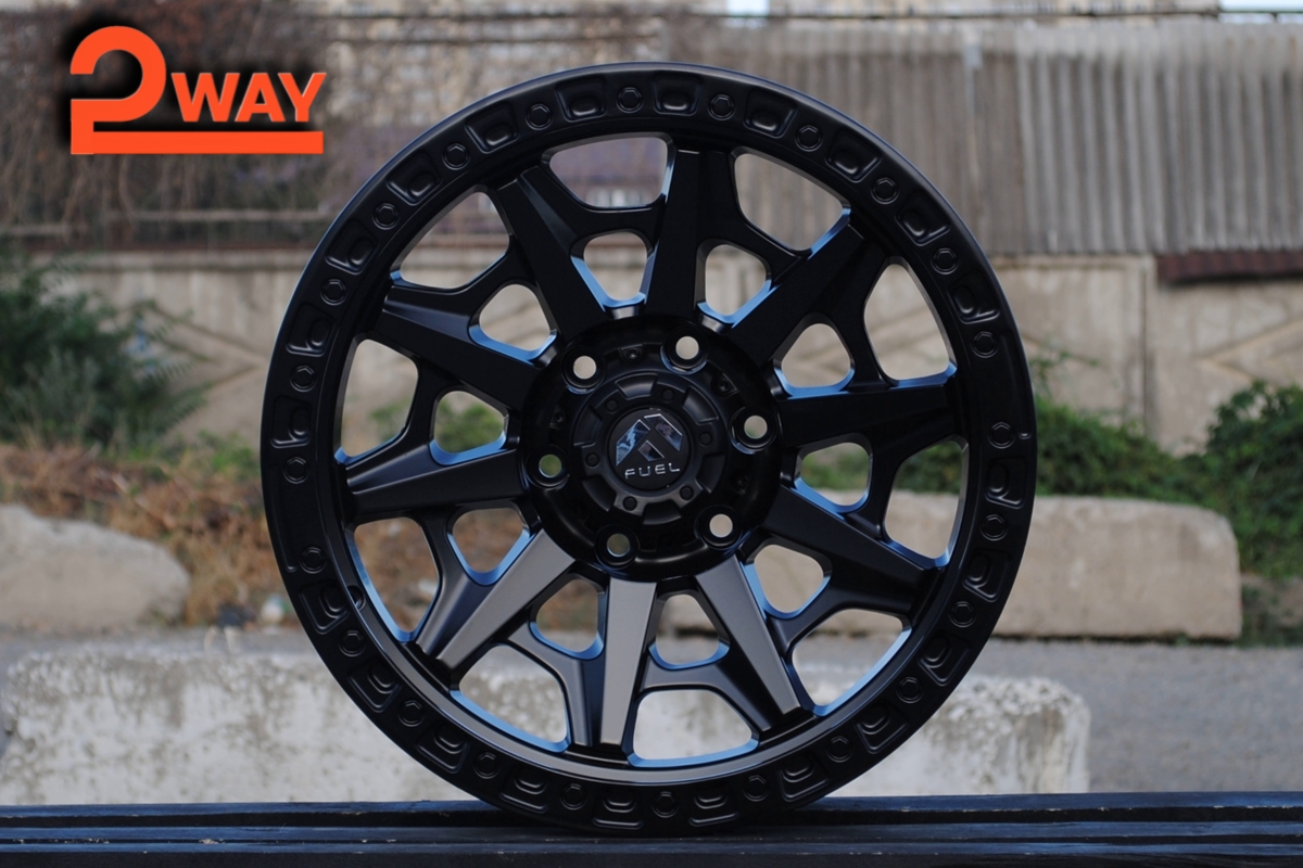 R18 Fuel OFF ROAD Стиль 9.0J ET0 6*139.7 Мат черный
