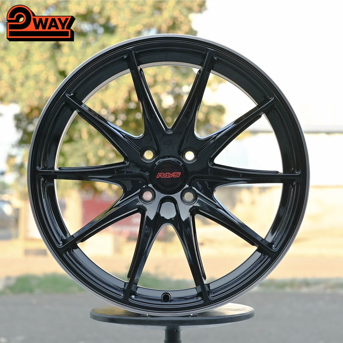 R17 Rays G25 Стиль 7.5J ET40 4*100 Черный