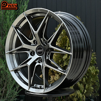 R17 Taigiro FF117 7.5J ET38 5*100 Темный хром