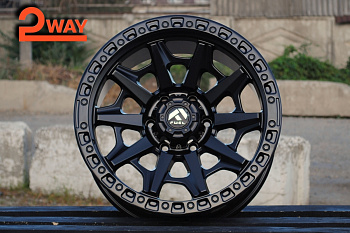R18 Fuel OFF ROAD Стиль 9.0J ET0 6*139.7 Мат черный