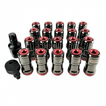 Гайки Volk M12 1.5 Черно Красные