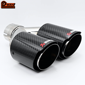 Насадка Akrapovic двойная №141 63*89