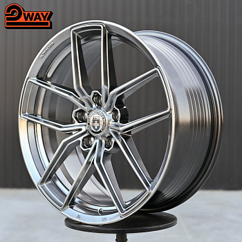 R18 HRE FF21 Стиль 8.0J ET38 5*112 Темный хром