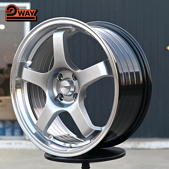 R17 Advan GT Стиль 7.5J ET38 4*100 Серебро