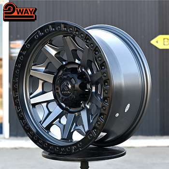 R16 Fuel OFF ROAD Стиль 8.0J ET0 6*139.7 Мат графит