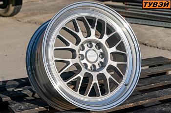R17 Rays 21A Стиль 7.5J ET35 4*100/4*114.3 Серебро