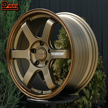 R17 Volk Racing TE37SL Стиль 8.0J ET38 5*114.3 Бронза