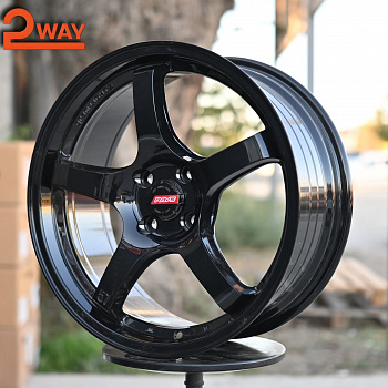 R17 Rays Gram 57CR Стиль 7.5J ET35 4*100 Черный