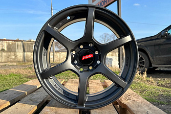 R15 Rays Gram 57C6 Стиль 7.0J ET35 4*100/114.3 Графит