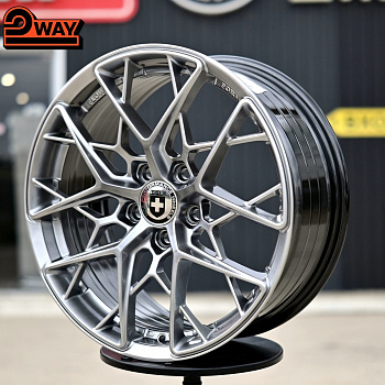R17 HRE FF10 Стиль 7.5J ET38 5*110 Темное Серебро
