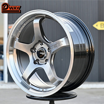 R17 Advan GT Стиль 7.5J ET35 5*114.3 Темный хром