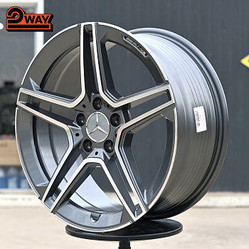 R18 Mercedes Стиль 8.0J ET35 5*112 Графит с фрезеровкой