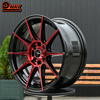 R15 Taigiro Web 7.0J ET35 4*100 Красный