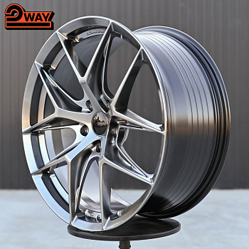 R19 Taigiro FF117 8.5J ET35 5*112 Темное серебро