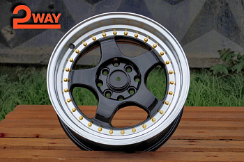 R15 Work Meister S1 Стиль 7.0J ET35 4*100/114.3 Черный